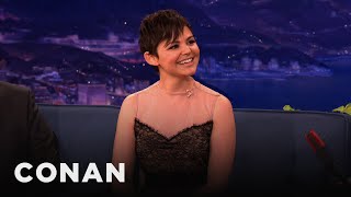 Ginnifer Goodwin Shows Off Her Screaming Skills  CONAN on TBS [upl. by Reeves]