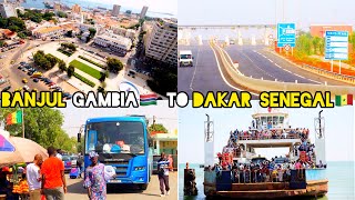 Road Trip From Banjul Gambia To Dakar Senegal [upl. by Yngiram]