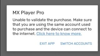 Mx player Pro unable to valid email address problem fixed 100 [upl. by Nickolas]