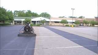 Asphalt Rejuvenation Asphalt Rejuvenator  Seal Coating Large Parking Lots [upl. by Amhsirak]