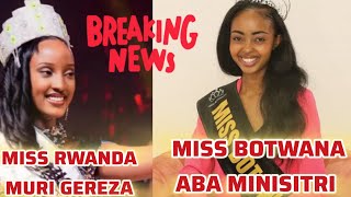 IRIZI WARIRIZI MISS RWANDA MURI GEREZA NAHO MISS BOTSWANA ABA MINISITRI🤣 baltasar UWO BASAMBANYE [upl. by Aliahkim497]