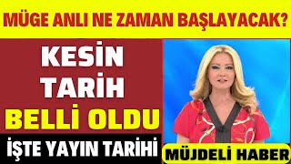 2023 MÜGE ANLI NE ZAMAN BAŞLAYACAK YENİ SEZON TARİHİ BELLİ OLDU MU MÜGE ANLI İLE TATLI SERT [upl. by Whelan]