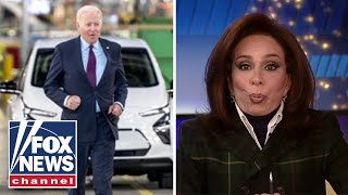 TOTAL FLOP Judge Jeanine says nobody is buying Bidens EVs [upl. by Rori]