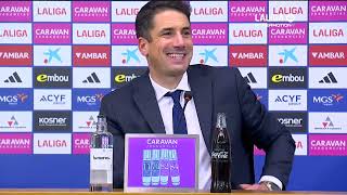 Rueda de prensa Real Zaragoza vs CD Leganés [upl. by Nylodnewg]