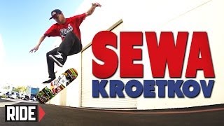 Sewa Kroetkov Skateboarding in Slow Motion  Fakie Ghetto Bird [upl. by Questa]