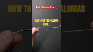 How to tie the Palomar Knot shorts [upl. by Flint]