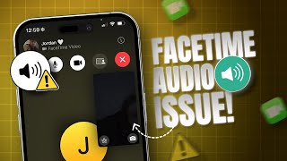 How To Fix FaceTime Audio Issue on iPhone  Solve Facetime Sound Problems on iOS 18 [upl. by Virgina]