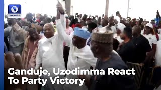 Ondo Govship Election Ganduje Uzodimma Sanwo Olu React To Party Victory [upl. by Doykos]