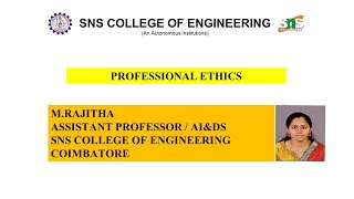 Process for value education  RajithaMAP AI ampDS  SNS INSTITUTIONS [upl. by Mailiw]