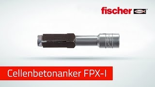 fischer Cellenbetonanker FPXI voor verankering in cellenbeton [upl. by Leund]