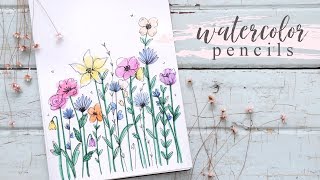 How To Use Watercolor Pencils for Beginners [upl. by Socin]