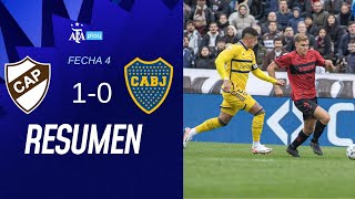 Platense 10 Boca  TorneoBetano  Resumen  Fecha 4 [upl. by Nywg]