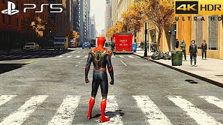 SpiderMan Remastered No Way Home Suit PS5 4K 60FPS HDR  Ray tracing Gameplay  Full Game [upl. by Romney150]