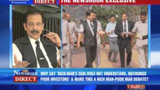 The Newshour Direct Sahara boss Subrata Roy [upl. by Dottie]