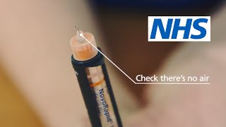 Diabetes How to inject insulin  NHS [upl. by Yelram756]