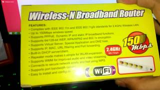 Unboxing CDR King WirelessN Broadband Router [upl. by Alikat]