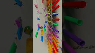 Which one sounds better Boomwhackers vs Marimba percussiontube musicball [upl. by Bobseine]