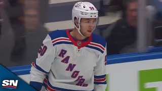 Rangers Will Cuylle Catches Canucks Napping For Easy Breakaway Goal [upl. by Range]