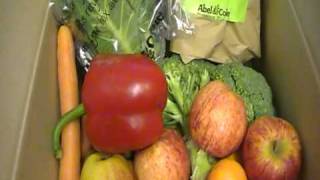 ORGANIC fruit amp veg box [upl. by Ahseneuq]