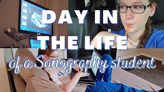 First Semester Sonography Student DITL [upl. by Opalina32]