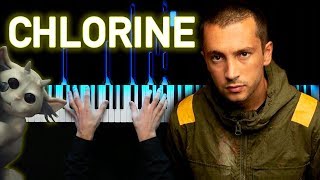 twenty one pilots  Chlorine  Piano tutorial  Sheets [upl. by Buford]