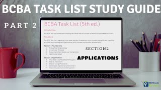 Complete BCBA Task List Study Guide  BCBA Exam Study Guide Fifth Edition Part 2  Applications [upl. by Neelrad]