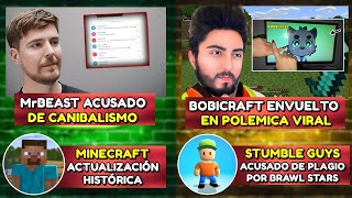 ACUSAN A MrBEAST DE CANIBALlSMO  BOBICRAFT EN POLEMICA VIRAL 😔  STUMBLE GUYS vs BRAWL STARS [upl. by Thurnau139]