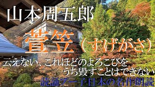 【朗読】山本周五郎『日本婦道記 萱笠（すげがさ）』 名作朗読 青空文庫 ながら聴きやおやすみ前に オーディオブック 女性 癒し [upl. by Higbee]