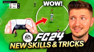 All New SKILL MOVES amp DRIBBLING in EAFC 24  Easy Tutorial [upl. by Eadrahs]