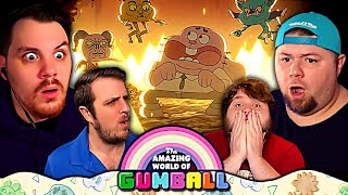 Gumball Season 4 Episode 1 2 3 amp 4 Group REACTION [upl. by Tiebold]