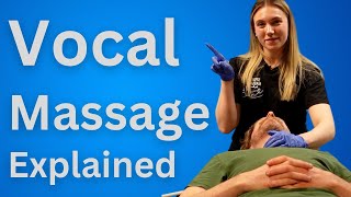 Vocal Massage Explained by Performing Arts Specialist [upl. by Llevel646]