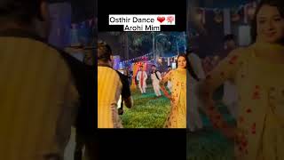 Osthir Dance ❤🌹 Arohi Mim  New Natok Shooting  shorts Daron Dance Shooting Video 2024 ArohiMim [upl. by Rombert]