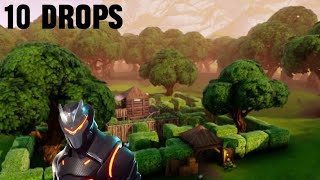 I Dropped Wailing Woods 10 Times in OG Fortnite [upl. by Anilat]