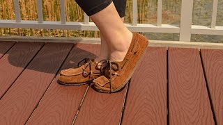 Putting on Shoes Womens Sperry Top Sider Well Worn Shoes for Sale [upl. by Itaws]