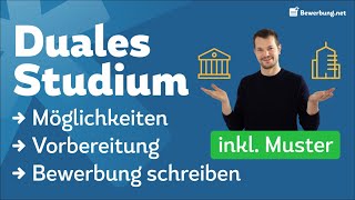 Bewerbung Duales Studium  Tricks  Vorlage [upl. by Sucramaj]