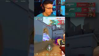 1 Chamber contra 5 Radiantes 🤯 valorant live streamer gameplay highlights daily clips edit montage [upl. by Ethelin89]