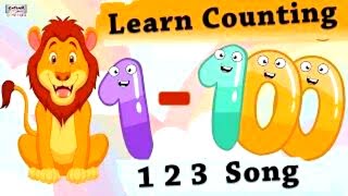 Learn Counting 1 100  Easy Numbers Song In English For Kids  Beginners  1100 Rhyme [upl. by Reave902]