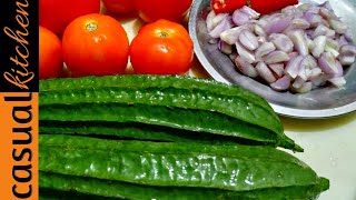 பீர்க்கங்காய் thokkuPeerkangai masiyal mashed ridge gourd [upl. by Anaek]