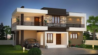 Small Modern Double Floor House 1000 Sft for 10 Lakh  Elevation  Interiors [upl. by Pell]