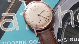 Swiss vintage watch Onsa Elegance 17 rubis 1960s movement Peseux cal 320 [upl. by Nogem]