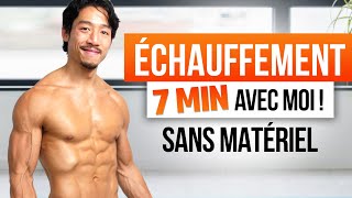 ROUTINE ÉCHAUFFEMENT MUSCULAIRE COMPLET 7 MIN  IDÉAL AVANT CHAQUE ENTRAÎNEMENT [upl. by Yram]