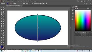 Adobe Illustrator Elipsde Degrade Anlatımları ve Ayarı [upl. by Screens]