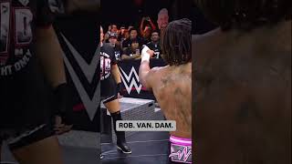 ROB VAN DAM WANTS PAYBACK AGAINST WES LEE robvandam weslee wwenxthighlightsthisweek trending [upl. by Dovev]