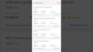 Mutual Fund Portfolio 04Dec2024  SIP Returns shorts sip returns mutualfunds money paytmmoney [upl. by Kaplan460]