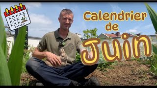 Calendrier de juin 😋 PlanètePotager Inauguration AgirPourLaSantéEtLaPlanète [upl. by Ademordna]