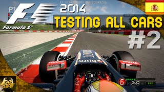 F1 2014  Catalunya Hot Laps  All Cars Comparison 2 [upl. by Nady]