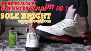 How To Restore Clear Sole and DeCrease Jordan 5 [upl. by Fernanda305]