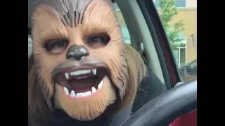 LAUGHING CHEWBACCA MASK LADY FULL VIDEO [upl. by Ecirtel463]