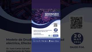 Conéctate al Seminario Efecto Hall Cuántico  Certificado y Gratuito [upl. by Cressi762]