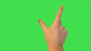 FREE Green screen hand gestures 2 [upl. by Nnylyar]